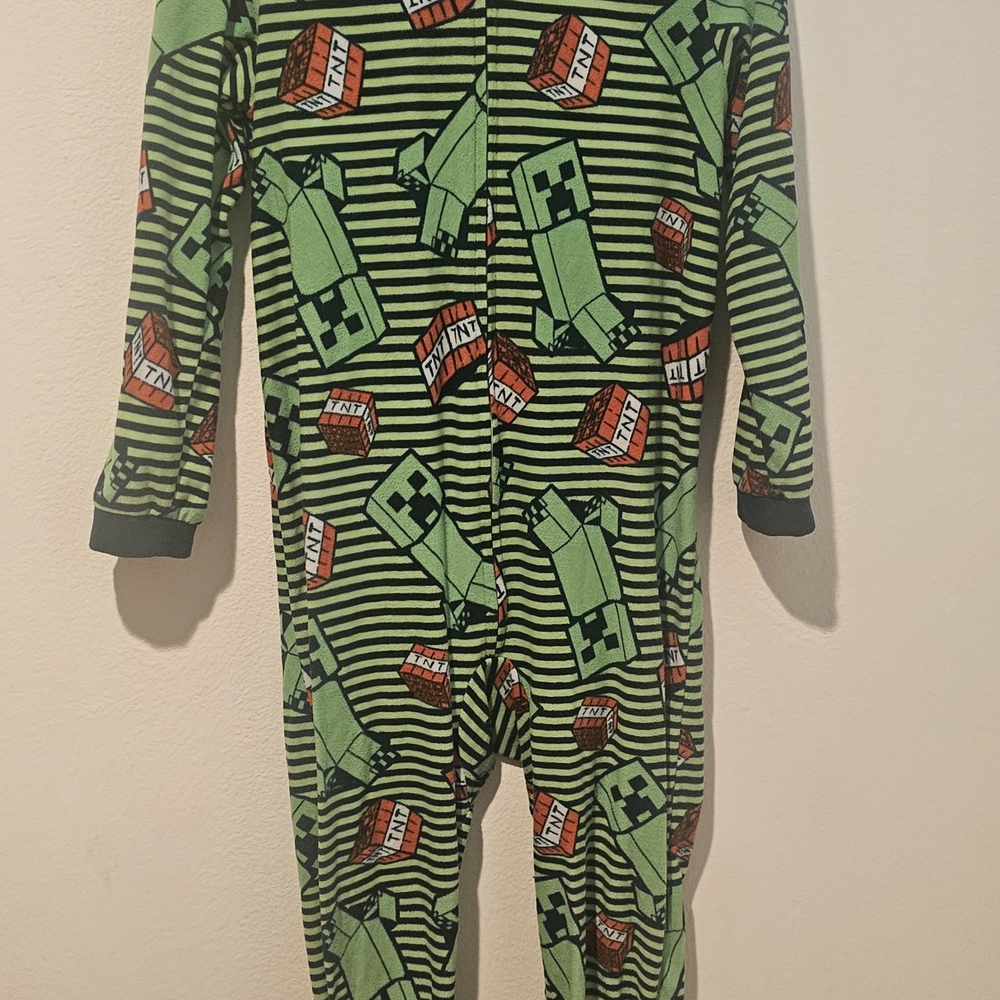 Green Striped Kids One Piece